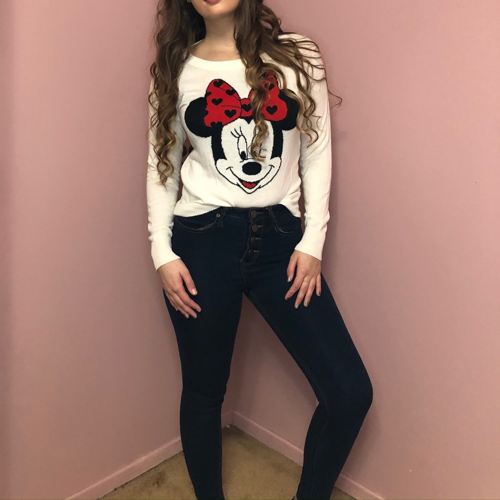Minnie Mouse Long Sleeve Sweater